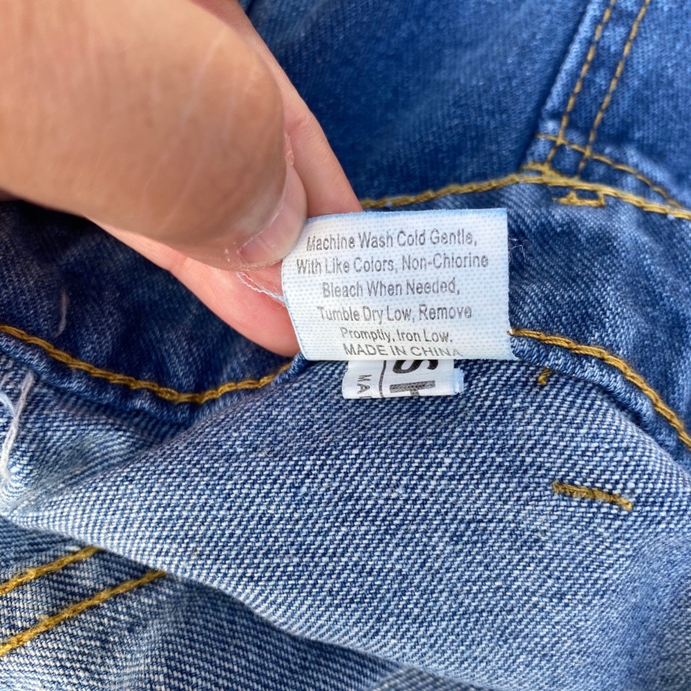 For sassy1950…SOLD🌼New jean short/skirt - Picture 10 of 16
